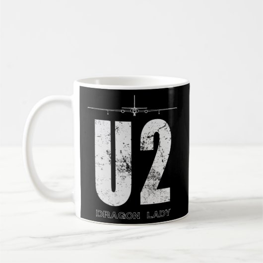 U-2 Dragon Lady Spy Flugzeug Kaffeetasse (Links)