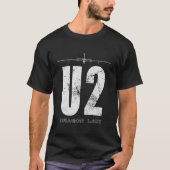 U-2 Dragon Lady Spy Flugzeug T-Shirt (Vorderseite)
