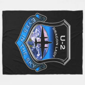 U-2-Spionage-Flugzeug Fleecedecke (Vorderseite (Horizontal))