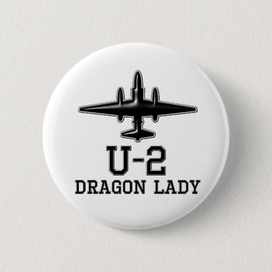 U-2 Spy-Flugzeug Button (Vorderseite)