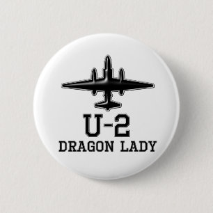 U-2 Spy-Flugzeug Button