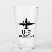 U-2 Spy-Flugzeug Glas (Vorderseite)
