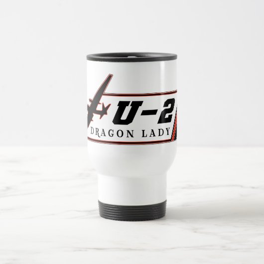 U-2 Spy-Flugzeug Reisebecher (Mittel)