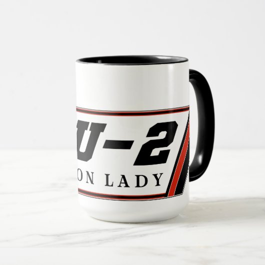 U-2 Spy-Flugzeug Tasse (VorderseiteRechts)