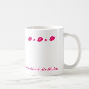 U.A.H, internationale Stewardess Kaffeetasse