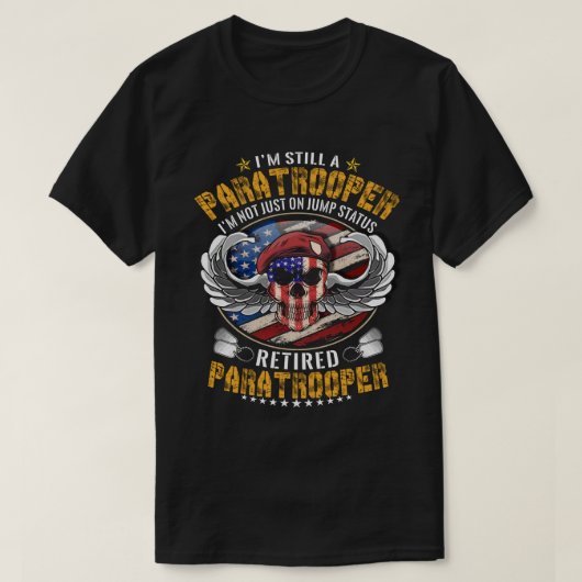 U. Army Im Flugzeug Division Paratrooper T-Shirt (Design vorne)