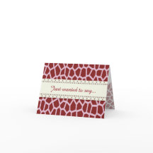 U-Auswahl Farbbrown-Giraffen-Druck in der