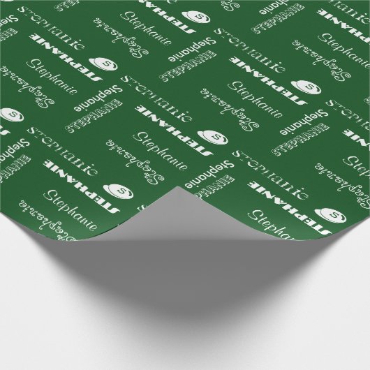 U-Auswahl-Farbkreide-weißes personalisiertes mit Geschenkpapier (Ecke)