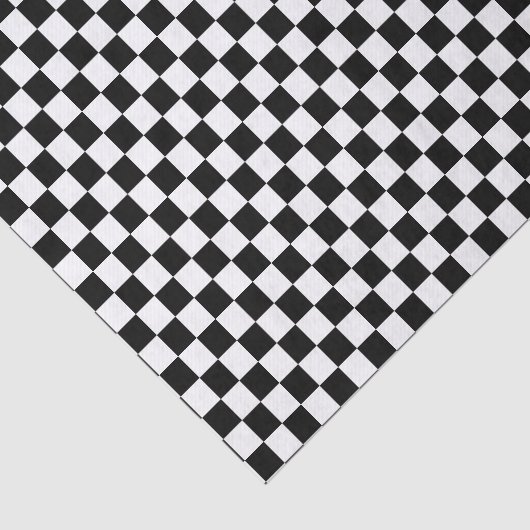 U-Auswahl Farbschwarz-karierte Fliesen Seidenpapier (Ausschnitt)