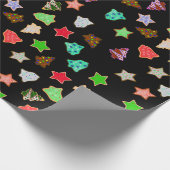 U-Auswahl-Farbweihnachtsfeiertags-Plätzchen Geschenkpapier (Ecke)