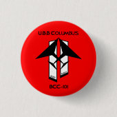 U.B.B Columbus Miniknopf Button (Vorderseite)