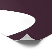 U-Bahn: Abstrakt Schwarz, Weiß, Lila und Grün Poster (Ecke)