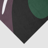 U-Bahn: Abstrakt Schwarz, Weiß, Lila und Grün Seidenpapier (Detail)