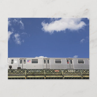 U-Bahn-Autos Postkarte