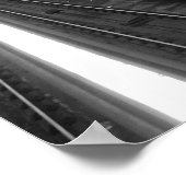 U-Bahn B&W 11x14 Poster (Ecke)