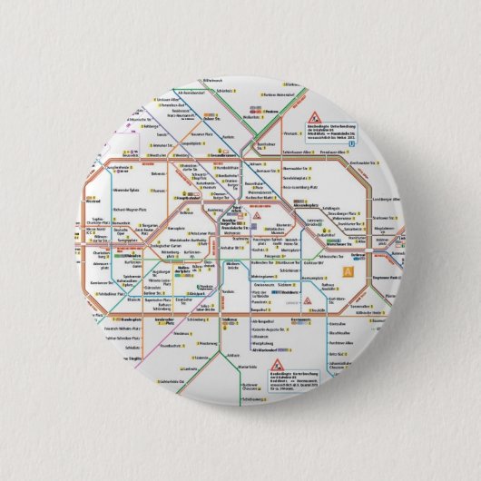 U-Bahn Berlin Button (Vorderseite)