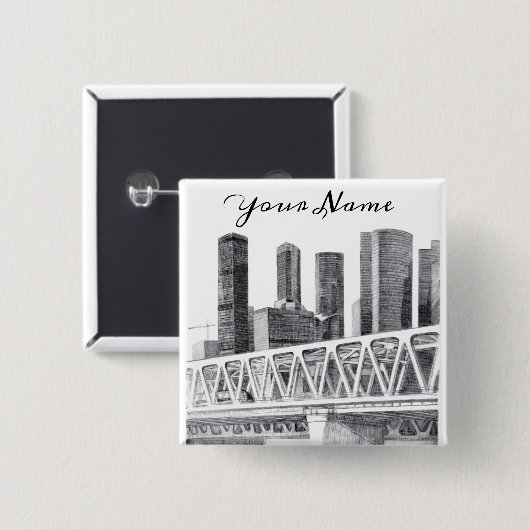 U-Bahn-Brücke Button (Vorne & Hinten)