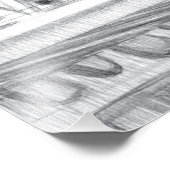 U-Bahn-Brücke Fotodruck (Ecke)