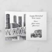 U-Bahn-Brücke Karte (Innenseite)