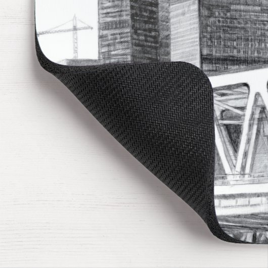 U-Bahn-Brücke Mousepad (Ecke)