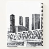 U-Bahn-Brücke Notizblock (Rückseite)