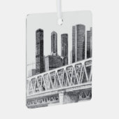 U-Bahn-Brücke Ornament Aus Metall (Vorderseite Rechts)