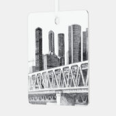 U-Bahn-Brücke Ornament Aus Metall (Vorderseite links)