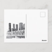 U-Bahn-Brücke Postkarte (Rückseite)