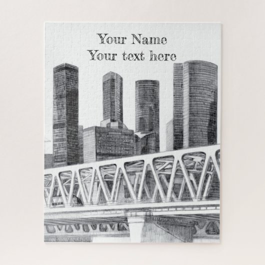 U-Bahn-Brücke Puzzle (Vertikal)