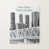 U-Bahn-Brücke Puzzle (Vertikal)