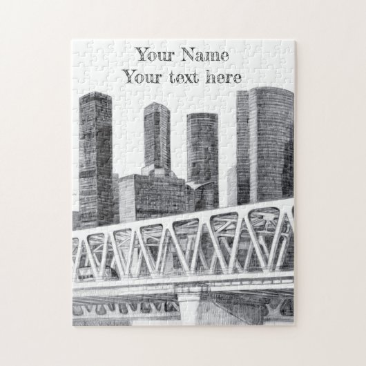 U-Bahn-Brücke Puzzle (Vertikal)