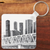 U-Bahn-Brücke Schlüsselanhänger (Rückseite)