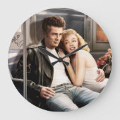 U-Bahn-Fahrer Große Wanduhr (Vorderseite)