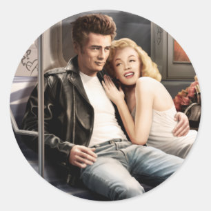 U-Bahn-Fahrer Runder Aufkleber