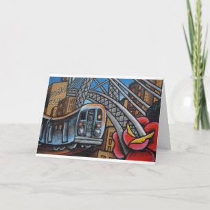 U-Bahn-Graffiti-Karte Karte