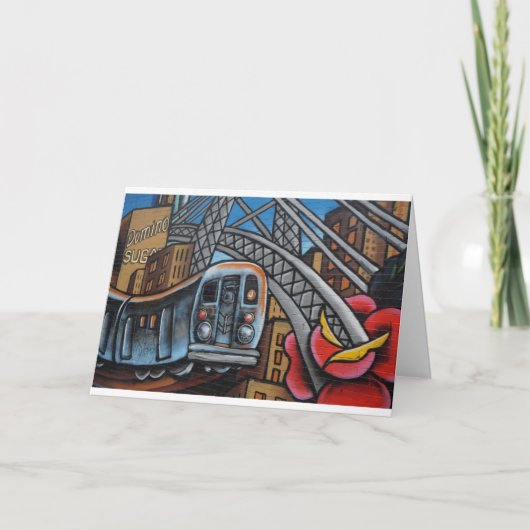 U-Bahn-Graffiti-Karte Karte (Vorderseite)