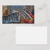 U-Bahn-Graffiti-Kunst Visitenkarte (Vorne/Hinten)