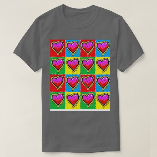 U-Bahn-Herzen von LowEndGraphics T-Shirt (Design vorne)