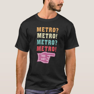 U-Bahn in diese Richtung viral U-Bahn-Typ-Meme Pre T-Shirt