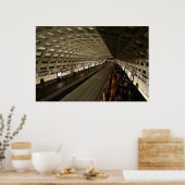 U-Bahn in Washington, D.C. Poster (Küche)