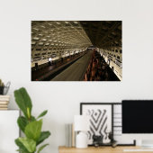 U-Bahn in Washington, D.C. Poster (Heimbüro)