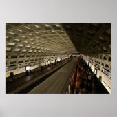 U-Bahn in Washington, D.C. Poster (Vorne)