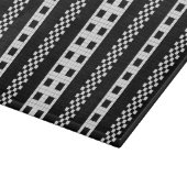 U-Bahn-Karierte Geometrien RL90 Schneidebrett (Ecke)