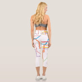 U-Bahn-Karte Capri Leggings (Rückseite)
