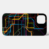 U-Bahn-Karte Case-Mate iPhone Hülle (Rückseite (Horizontal))