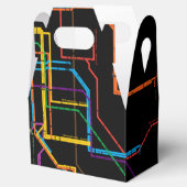 U-Bahn-Karte Geschenkschachtel (Geöffnet)