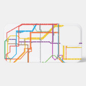 U-Bahn-Karte iPhone Hülle (Rückseite (Horizontal))