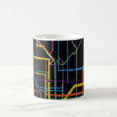 U-Bahn-Karte Kaffeetasse (Mittel)