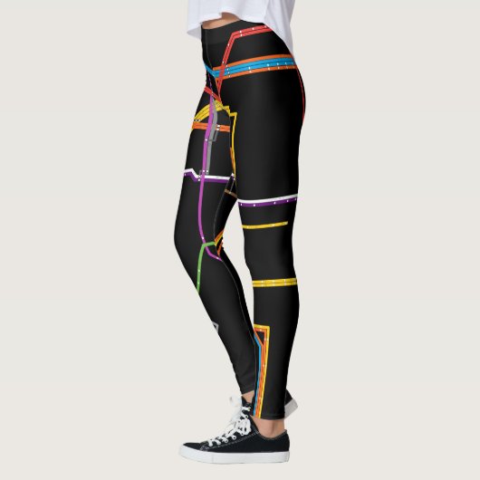 U-Bahn-Karte Leggings (Links)