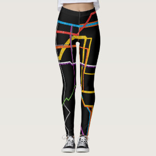 U-Bahn-Karte Leggings